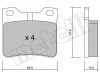 22-0192-1 METELLI Комплект тормозных колодок, дисковый тормоз