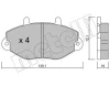 22-0195-0 METELLI Комплект тормозных колодок, дисковый тормоз