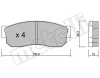 22-0202-0 METELLI Комплект тормозных колодок, дисковый тормоз