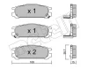 22-0204-0 METELLI Комплект тормозных колодок, дисковый тормоз