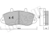 22-0264-0 METELLI Комплект тормозных колодок, дисковый тормоз