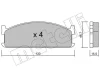 22-0265-0 METELLI Комплект тормозных колодок, дисковый тормоз