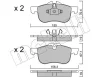 22-0307-0 METELLI Комплект тормозных колодок, дисковый тормоз