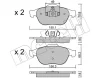 22-0336-2 METELLI Комплект тормозных колодок, дисковый тормоз