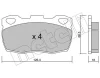 22-0352-1 METELLI Комплект тормозных колодок, дисковый тормоз