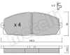 22-0434-0 METELLI Комплект тормозных колодок, дисковый тормоз