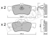 22-0568-0 METELLI Комплект тормозных колодок, дисковый тормоз