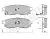 22-0735-0 METELLI Комплект тормозных колодок, дисковый тормоз