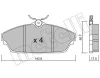 22-0782-0 METELLI Комплект тормозных колодок, дисковый тормоз