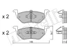 22-0907-0 METELLI Комплект тормозных колодок, дисковый тормоз