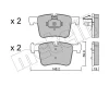 22-0961-0 METELLI Комплект тормозных колодок, дисковый тормоз