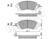 22-1080-0 METELLI Комплект тормозных колодок, дисковый тормоз