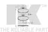 221210 NK Комплект тормозных колодок, дисковый тормоз