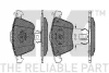 224829 NK Комплект тормозных колодок, дисковый тормоз