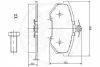Превью - 10069 OPTIMAL Комплект тормозных колодок, дисковый тормоз (фото 3)