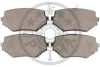 Превью - 10079 OPTIMAL Комплект тормозных колодок, дисковый тормоз (фото 2)