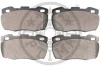 Превью - 10105 OPTIMAL Комплект тормозных колодок, дисковый тормоз (фото 2)