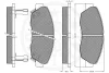 Превью - 10133 OPTIMAL Комплект тормозных колодок, дисковый тормоз (фото 3)