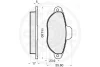 Превью - 10180 OPTIMAL Комплект тормозных колодок, дисковый тормоз (фото 3)