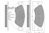 Превью - 10202 OPTIMAL Комплект тормозных колодок, дисковый тормоз (фото 2)