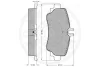 Превью - 10205 OPTIMAL Комплект тормозных колодок, дисковый тормоз (фото 3)