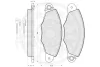 Превью - 10224 OPTIMAL Комплект тормозных колодок, дисковый тормоз (фото 3)