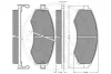 Превью - 10237 OPTIMAL Комплект тормозных колодок, дисковый тормоз (фото 3)