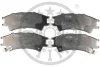 10261 OPTIMAL Комплект тормозных колодок, дисковый тормоз