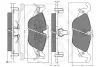 Превью - 10289 OPTIMAL Комплект тормозных колодок, дисковый тормоз (фото 3)