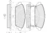 Превью - 10322 OPTIMAL Комплект тормозных колодок, дисковый тормоз (фото 2)