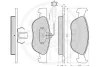 Превью - 10385 OPTIMAL Комплект тормозных колодок, дисковый тормоз (фото 3)