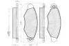 Превью - 120661 OPTIMAL Комплект тормозных колодок, дисковый тормоз (фото 2)