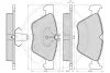 Превью - 12071 OPTIMAL Комплект тормозных колодок, дисковый тормоз (фото 3)