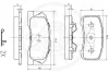 Превью - 12077 OPTIMAL Комплект тормозных колодок, дисковый тормоз (фото 2)