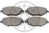 Превью - 12091 OPTIMAL Комплект тормозных колодок, дисковый тормоз (фото 2)