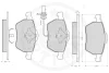 Превью - 12093 OPTIMAL Комплект тормозных колодок, дисковый тормоз (фото 3)