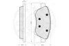 Превью - 12132 OPTIMAL Комплект тормозных колодок, дисковый тормоз (фото 3)