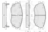 Превью - 12136 OPTIMAL Комплект тормозных колодок, дисковый тормоз (фото 2)