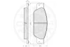 Превью - 12138 OPTIMAL Комплект тормозных колодок, дисковый тормоз (фото 3)