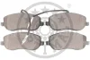 Превью - 12144 OPTIMAL Комплект тормозных колодок, дисковый тормоз (фото 2)