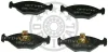 12177 OPTIMAL Комплект тормозных колодок, дисковый тормоз
