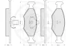 Превью - 12177 OPTIMAL Комплект тормозных колодок, дисковый тормоз (фото 2)