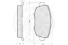 Превью - 12195 OPTIMAL Комплект тормозных колодок, дисковый тормоз (фото 2)