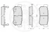 Превью - 12209 OPTIMAL Комплект тормозных колодок, дисковый тормоз (фото 3)