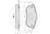 Превью - 12226 OPTIMAL Комплект тормозных колодок, дисковый тормоз (фото 3)