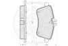 Превью - 12245 OPTIMAL Комплект тормозных колодок, дисковый тормоз (фото 3)