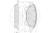 Превью - 12269 OPTIMAL Комплект тормозных колодок, дисковый тормоз (фото 3)