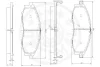 Превью - 12402 OPTIMAL Комплект тормозных колодок, дисковый тормоз (фото 3)