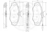 Превью - 12461 OPTIMAL Комплект тормозных колодок, дисковый тормоз (фото 3)