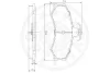 Превью - 12466 OPTIMAL Комплект тормозных колодок, дисковый тормоз (фото 3)